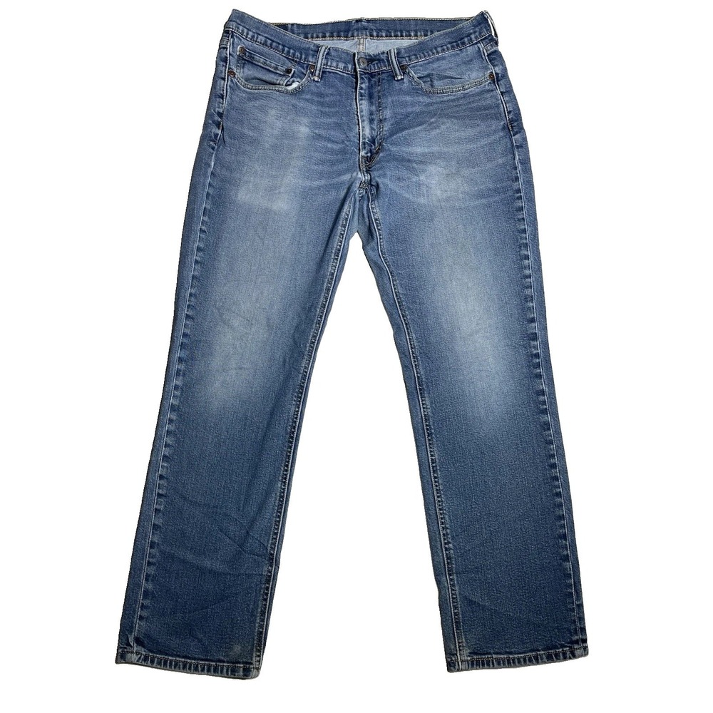 Levis 541 Athletic Fit Jeans Mens 34 X 32 Medium Wash Stretch American Denim